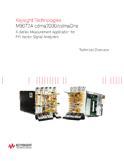 5991-3005EN M9072A cdma2000 cdmaOne X-Series Measurement Application for PXIe Vector Signal Anlayzer c20140827 [10]