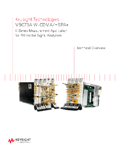 5991-3007EN M9073A W-CDMA HSPA+ X-Series Measurement Application for PXIe Vector Analyzer - Technical Overview c20140821 [13]