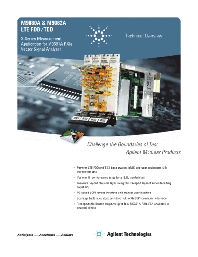 5991-3010EN M9080A & M9082A LTE FDD TDD X-Series Measurement Application for PXIe Vector Signal Analyzer c20130926 [14]