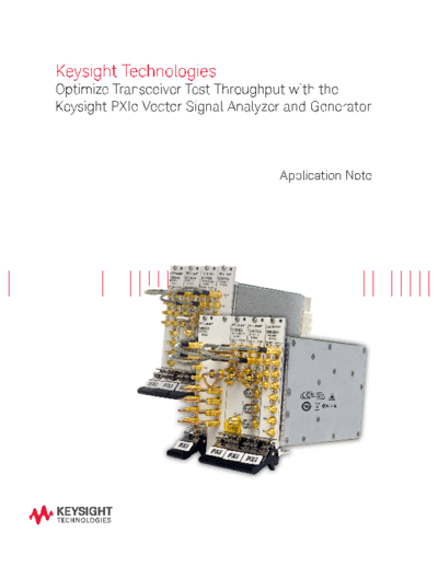 5991-3103EN Optimize Transceiver Test Throughput with the Keysight PXIe Vector Signal Analyzer and Generator c20140828 [7]