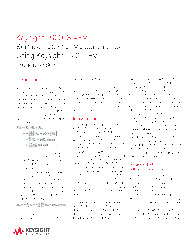 5991-3183EN Surface Potential Measurements Using the Keysight 7500 AFM - Application Note c20141020 [4]