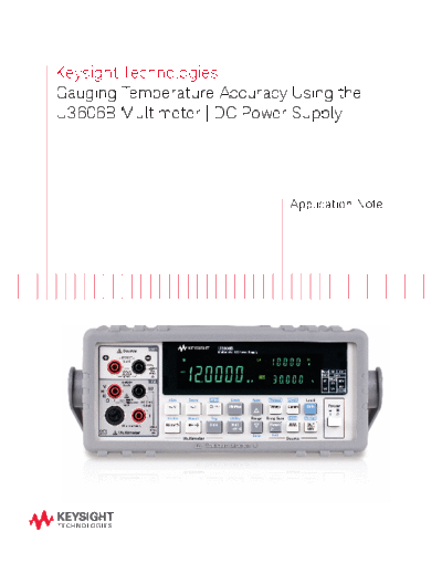 5991-3196EN Gauging Temperature Accuracy Using the Keysight U3606B Multimeter _ DC Power Supply- Application Note [6]