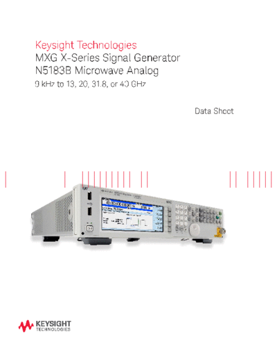 5991-3131EN N5183B MXG X-Series Microwave Analog Signal Generator - Data Sheet c20140829 [21]