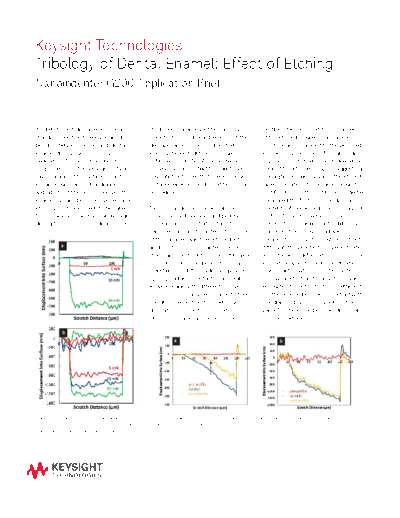 5991-3388EN Tribology of Dental Enamel_ Effect of Etching - Application Brief c20141030 [2]