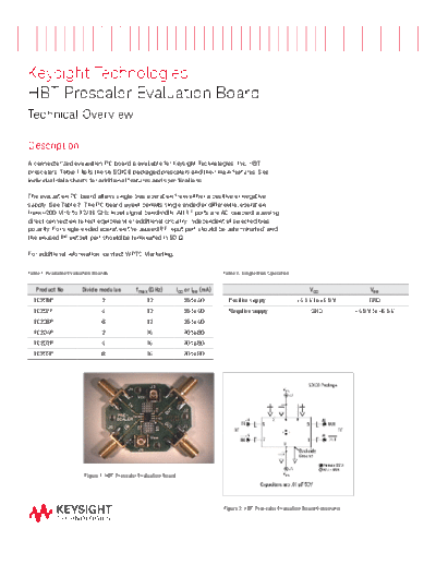 5991-3578EN HBT Prescaler Evaluation Board - Technical Overview c20140718 [2]