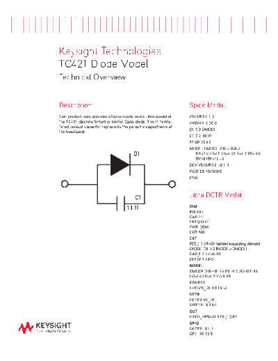 5991-3551EN TC421 Diode Model - Technical Overview c20140812 [2]