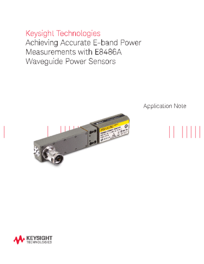 5991-3776EN Achieving Accurate E-band Power Measurement with Keysight E8486A Waveguide Power Sensors c20140829 [7]