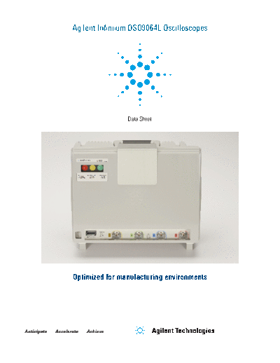 5991-3770EN DSO9064L Oscilloscopes - Data Sheet c20140122 [13]