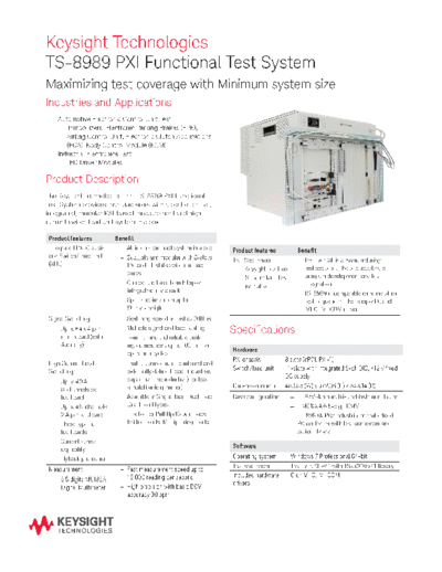 5991-3804EN TS-8989 PXI Functional Test System - Brochure c20141030 [2]