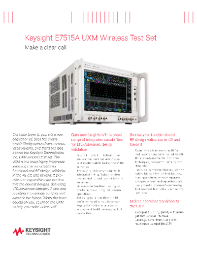 5991-3849EN E7515A UXM Wireless Test Set - Flyer c20140719 [2]