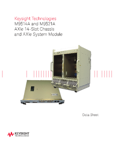 5991-3908EN M9514A and M9521A AXIe 14-Slot Chassis and AXIe System Module - Data Sheet c20141015 [14]
