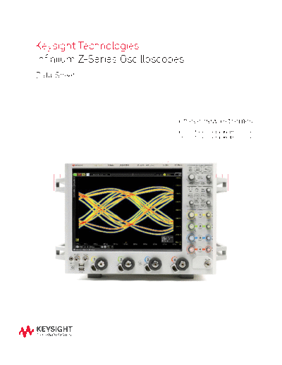 5991-3868EN Infiniium Z-Series Oscilloscopes - Data Sheet c20140911 [38]