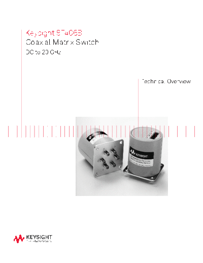 87406B Coaxial Matrix Switch Product Overview 5965-7841E c20140628 [12]