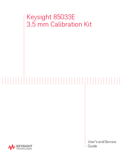 85033-90028 85033E 3.5 mm Calibration Kit User_2527s and Service Guide [57]