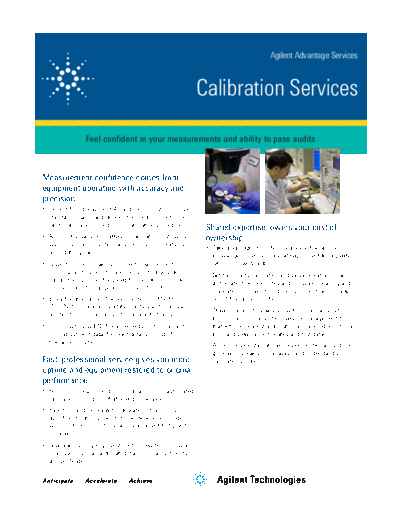 Calibration Services - Product Fact Sheet 5990-6245ENA c20130620 [2]