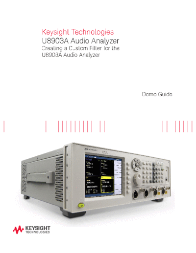 Creating a Custom Filter for the U8903A - Demo Guide 5991-1558EN c20141011 [16]