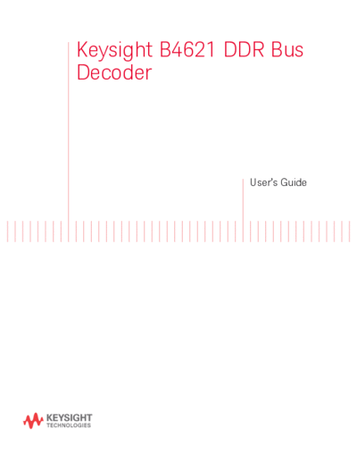 B4621A DDR Bus Decoder Online Help agSDRAM [70]
