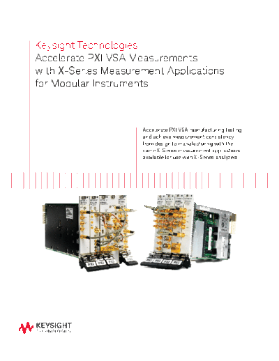 Accelerate PXI VSA Measurements with X-Series Measurement Applications for Modular Instrument 5991-2604EN c20140827 [10]