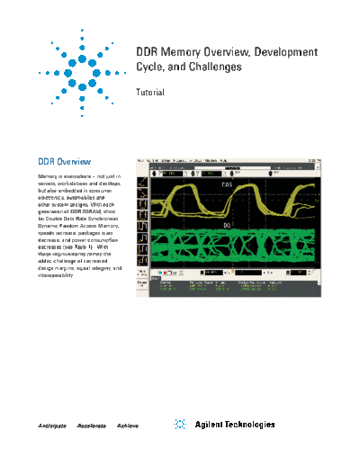 DDR Memory Overview_252C Development Cycle_252C and Challenges - Technical Overview 5990-3180EN c20121214 [8]
