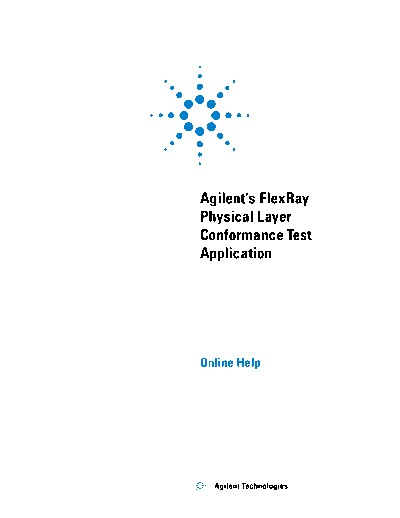 FlexRay Physical Layer Conformance Test Software Online Help (PDF Version) FlexRay_Automated_Testing c20121109 [78]