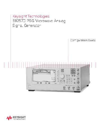E8257D PSG Microwave Analog Signal Generator - Configuration Guide 5989-1325EN c20140626 [8]