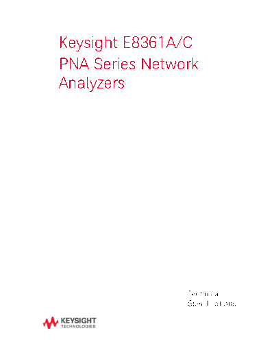 E8361-90007 Technical Specifications_252C E8361A and E8361C PNA Series Network Analyzers c20140916 [200]