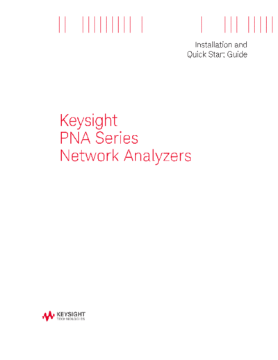 E8356-90001 Installation and Quick Start Guide_252C PNA Series Network Analyzers c20140917 [95]