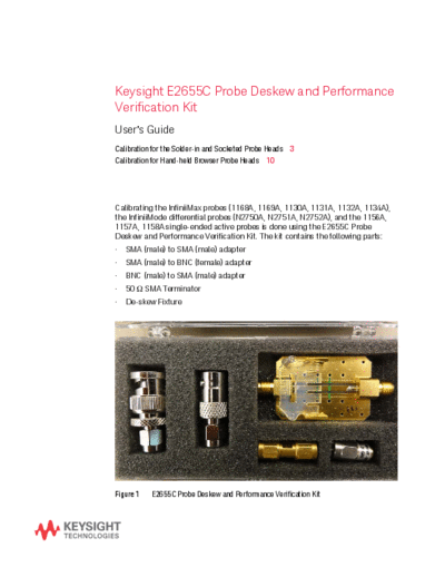 E2655-92003 Probe Deskew and Performance Verification Kit User_2527s Guide [14]