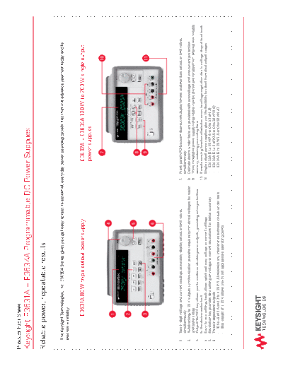 E3631A - E3634A Programmable DC Power Supplies - Product Fact Sheet 5990-4573EN c20140712 [2]