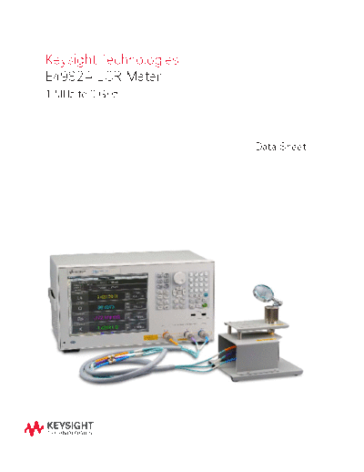 E4982A LCR Meter 1 MHz to 3 GHz - Data Sheet 5990-9882EN c20141205 [22]