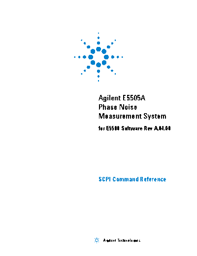 E5505A SCPI Command Reference E5505-90002 c20121129 [326]