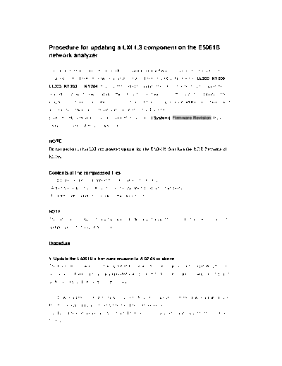 E5061B LXI 1.3 component Update Procedure E5061B_LXI_readme [2]