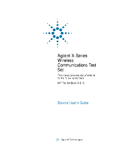 E6607A B C Wireless Communications Test Set Source User_2527s Guide E6607-90046 c20130301 [96]