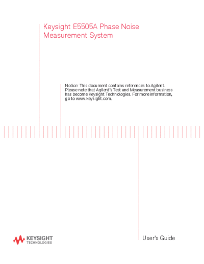 E5505-90003 E5505A Phase Noise Measurement Systems User_2527s Guide [8]