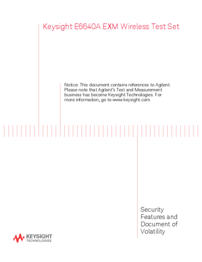 E6640-90005 E6640A EXM Wireless Test Set - Security Features and Document of Volatility [36]