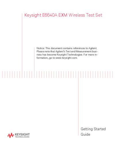 E6640-90001 E6640A EXM Wireless Test Set - Getting Started Guide c20141028 [148]