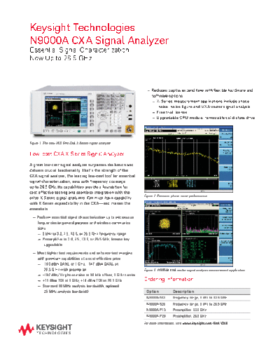 Essential Signal Characterization Now Up to 26.5 GHz - Flyer 5991-1247EN c20140514 [2]