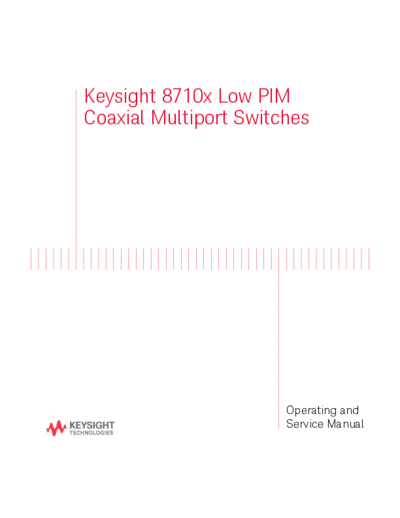 Keysight 8710x Low PIM Coaxial Multiport Switches 87104-80017 c20140910 [33]