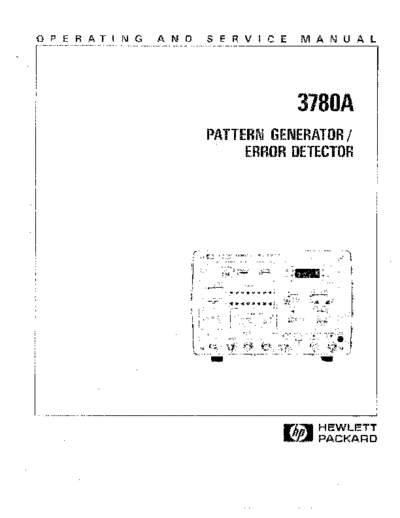 HP 3780A Operation