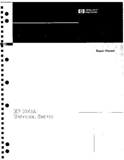 HP 3245A service
