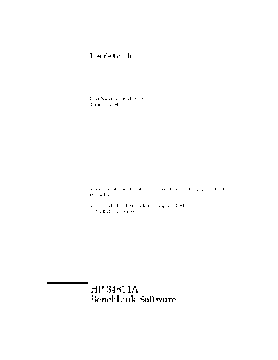 HP 34811A User