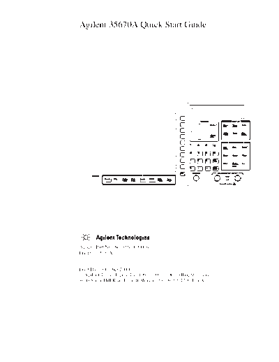 HP 35670A Quick Start Guide
