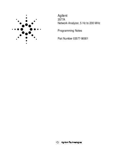 HP 3577A Programming
