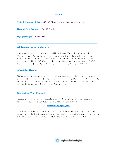 HP 4338B Operation