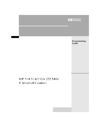 HP 53131A_252C 32A Programming