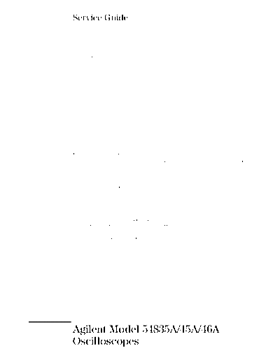 HP 54835A_45A_46A Service