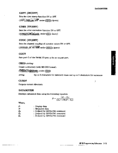 HP 87510A Operation Part 3