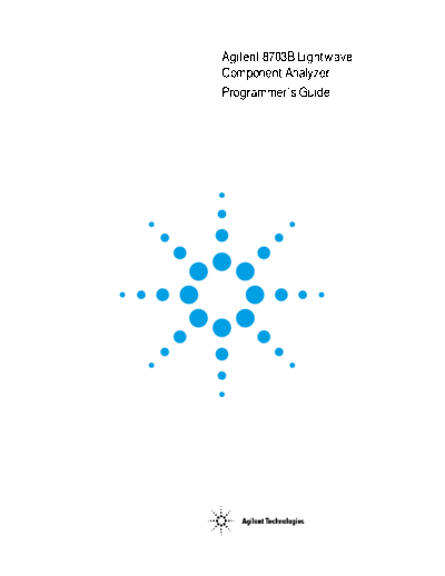HP 8703B Programmers Guide