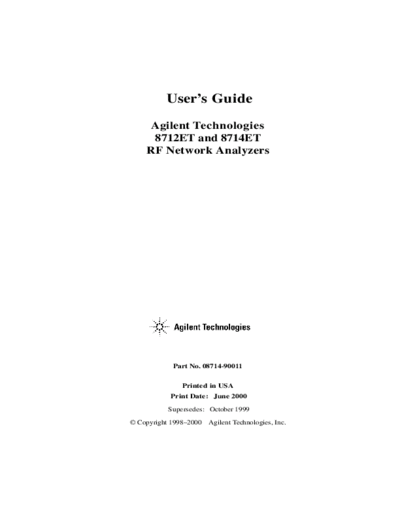 HP 8712ET_252C 8714ET User