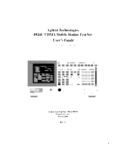 HP 8924C User